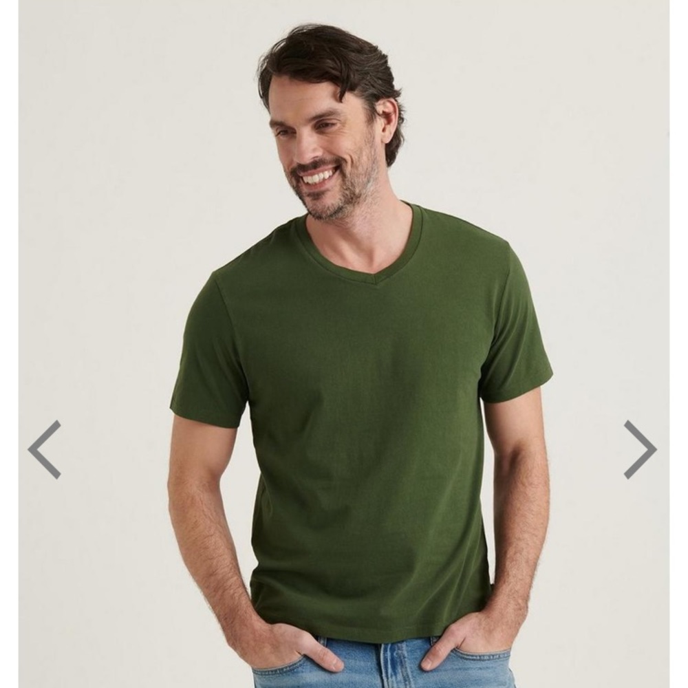 Men’s Sunset Wash By Lucky Brand Olive Green Tee